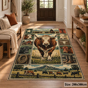 Cow Country Heritage area rug, view 2
