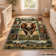Cow Country Heritage area rug, view 3