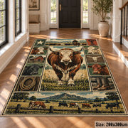 Cow Country Heritage area rug, view 4