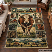 Cow Country Heritage area rug, view 6
