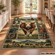 Cow Country Heritage area rug, view 9