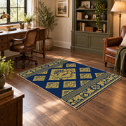 Elegant mosaic floor carpet for living room decor