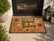 Suupia Bloom and Belong Floral doormat, styled product view 7