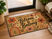 Suupia Bloom and Belong Floral doormat, styled product view 10