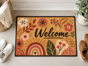 Suupia Boho Floral Welcome Doormat, styled view 5