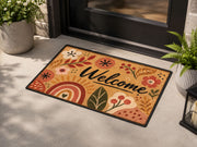 Suupia Boho Floral Welcome Doormat, styled view 9
