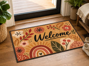 Suupia Boho Floral Welcome Doormat, styled view 10