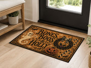Suupia Bones Boos and Holly Doormat, styled view 4