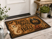 Suupia Bones Boos and Holly Doormat, styled view 6
