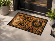 Suupia Bones Boos and Holly Doormat, styled view 9