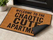 Suupia Chaotic Cutie Apartment doormat, styled product view 3