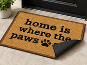 Suupia Home Is Where the Paws Are doormat, styled product view 3