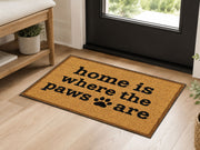Suupia Home Is Where the Paws Are doormat, styled product view 4