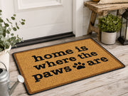 Suupia Home Is Where the Paws Are doormat, styled product view 6