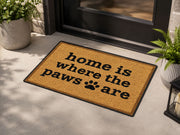 Suupia Home Is Where the Paws Are doormat, styled product view 9