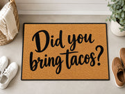Suupia Did You Bring Tacos doormat, styled product view 5