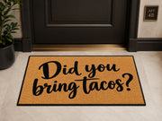 Suupia Did You Bring Tacos doormat, styled product view 8