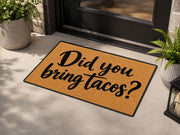 Suupia Did You Bring Tacos doormat, styled product view 9