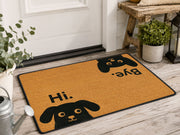 Suupia Hi Bye Puppy doormat, styled product view 6