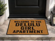 Suupia Delulu Girl Apartment doormat, styled product view 1
