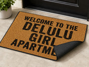 Suupia Delulu Girl Apartment doormat, styled product view 3