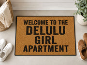 Suupia Delulu Girl Apartment doormat, styled product view 5