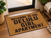 Suupia Delulu Girl Apartment doormat, styled product view 10