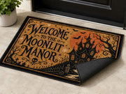 Suupia Welcome to the Moonlit Manor doormat, styled product view 3