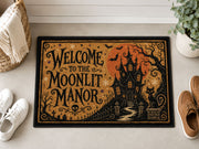 Suupia Welcome to the Moonlit Manor doormat, styled product view 5