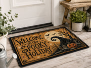 Suupia Welcome to Our Spooky Holiday doormat, styled product view 6