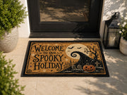 Suupia Welcome to Our Spooky Holiday doormat, styled product view 7
