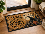 Suupia Welcome to Our Spooky Holiday doormat, styled product view 10