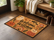Suupia Welcome Witches doormat, styled product view 2