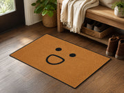 Suupia Happy Open Smile Face doormat, styled product view 2