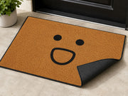 Suupia Happy Open Smile Face doormat, styled product view 3
