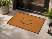 Suupia Relaxed Smile Face doormat, styled product view 9