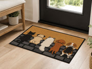Suupia Five Furry Friends Doormat, styled view 4