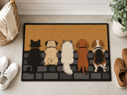 Suupia Five Furry Friends Doormat, styled view 5