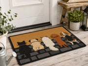 Suupia Five Furry Friends Doormat, styled view 6