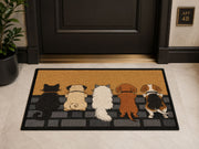 Suupia Five Furry Friends Doormat, styled view 8