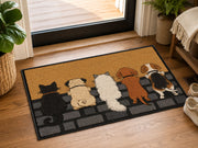 Suupia Five Furry Friends Doormat, styled view 10
