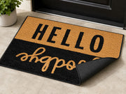 Suupia Hello Goodbye doormat, styled product view 3