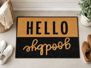 Suupia Hello Goodbye doormat, styled product view 5