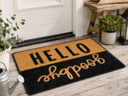 Suupia Hello Goodbye doormat, styled product view 6