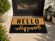 Suupia Hello Goodbye doormat, styled product view 7