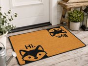 Suupia Hi Bye Fox Doormat, styled view 6