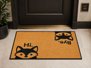 Suupia Hi Bye Fox Doormat, styled view 8