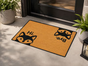 Suupia Hi Bye Fox Doormat, styled view 9