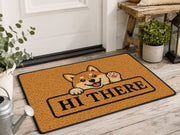 Suupia Hi There Puppy doormat, styled product view 6