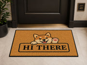 Suupia Hi There Puppy doormat, styled product view 8